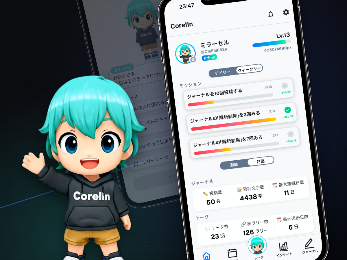 Corelin アプリ